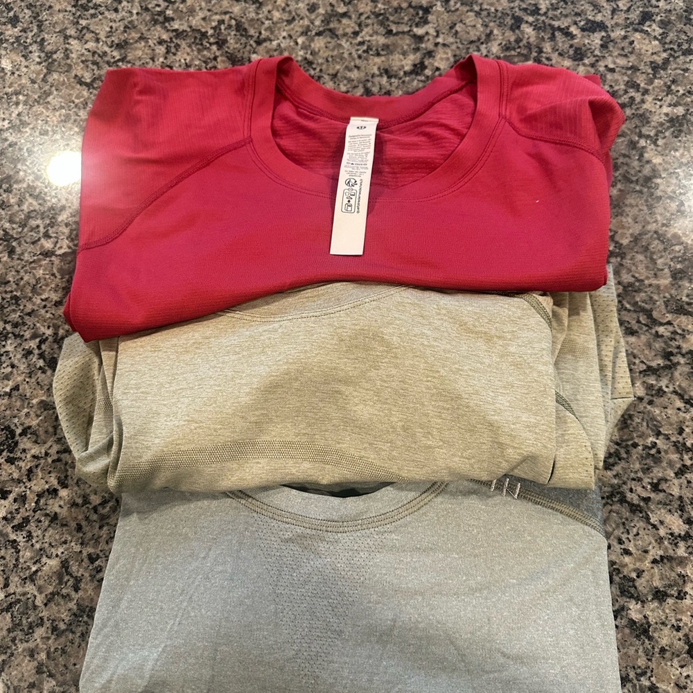 Bundle of Lululemon Swiftly Tech Shirts